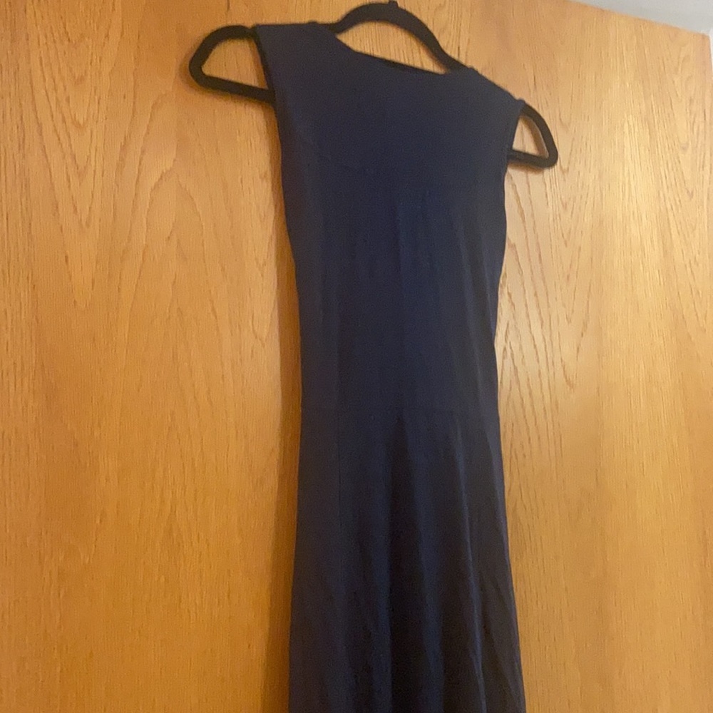 Soft navy maxi dress - Picture 7 of 8